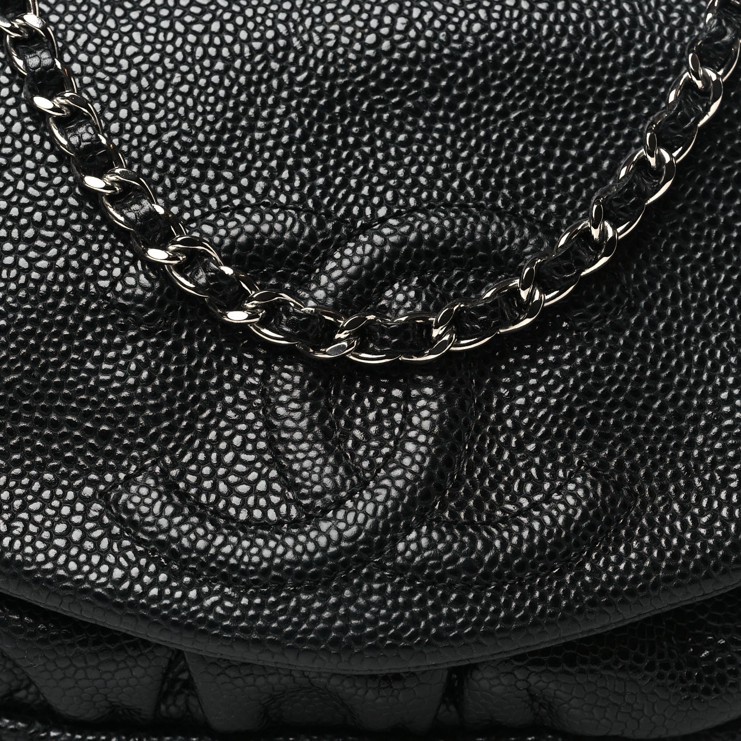 Caviar Half Moon Wallet On Chain WOC Black