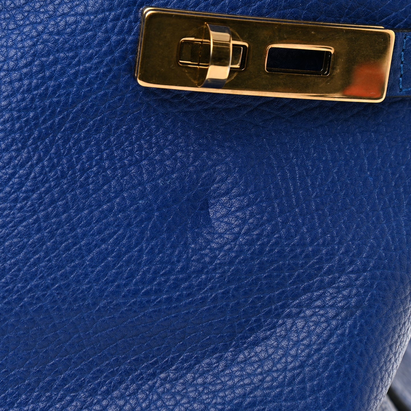 Calfskin Large Charlotte Tote Majesty Blue