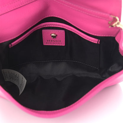 Versace Grained Calfskin Palazzo Chain Evening Bag Pink 5 of 11