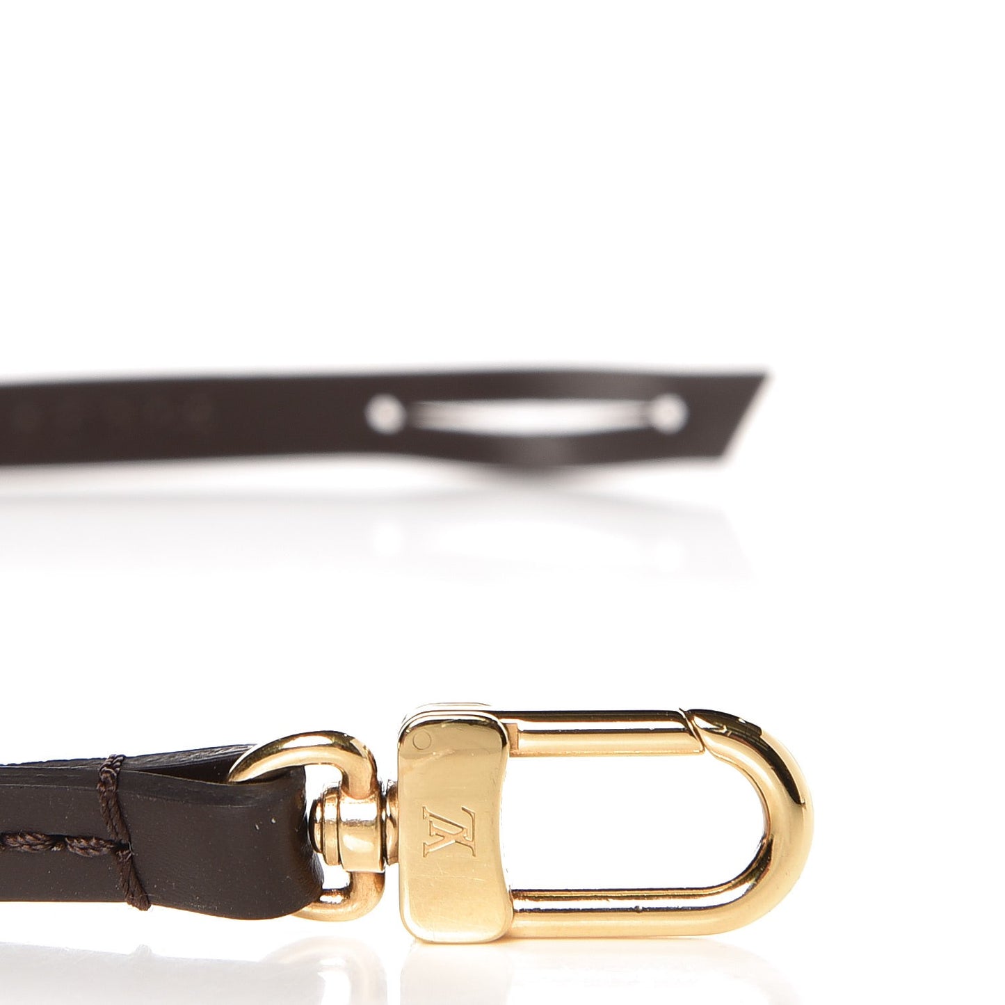 Calfskin Pochette Accessories Strap Brown