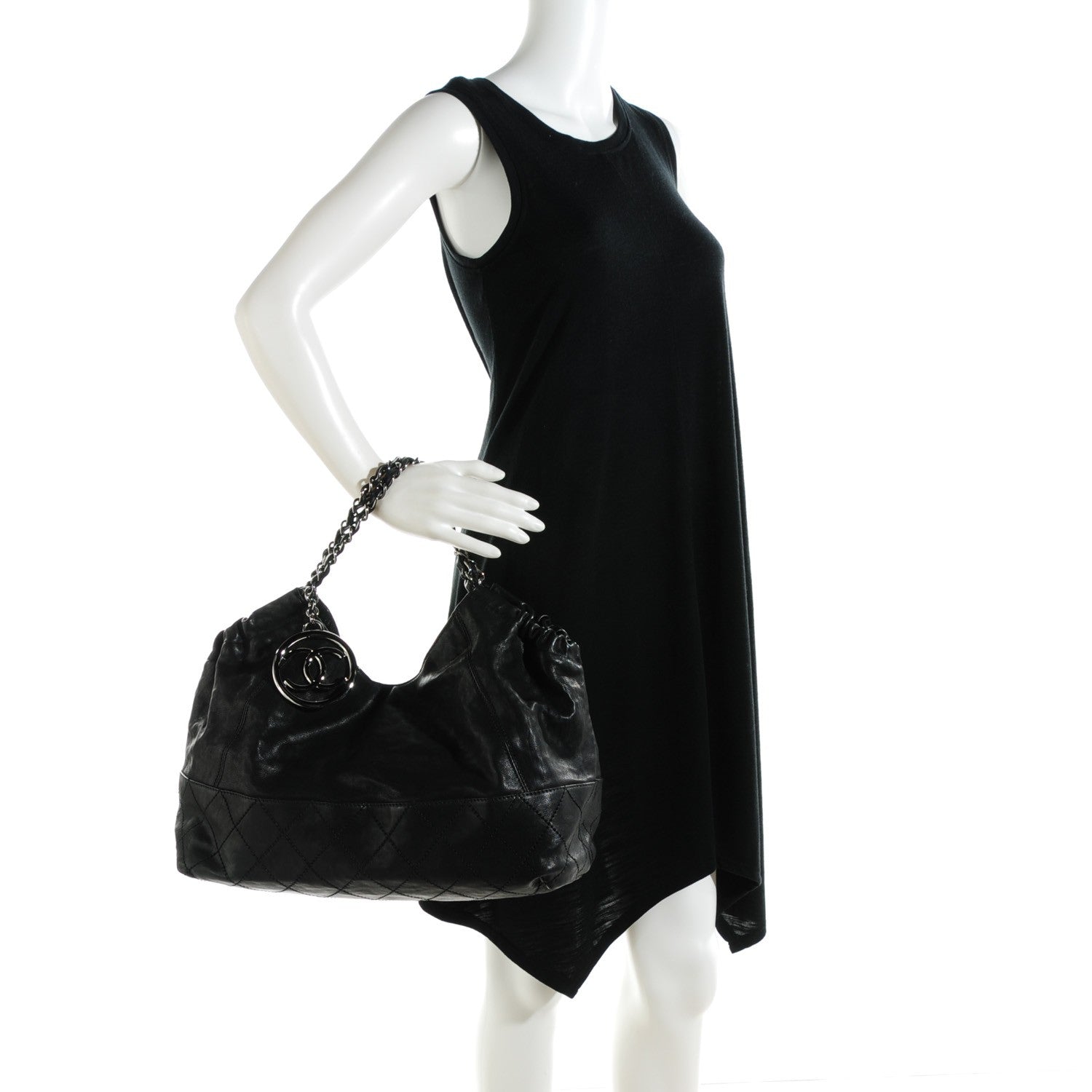 Chanel Calfskin Baby Coco Cabas Black 2 of 7