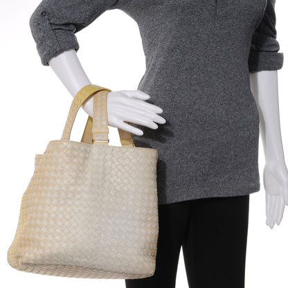 Bottega Veneta Nappa Intrecciato Nuance Bucket Ombre Tote Yellow 2 of 8