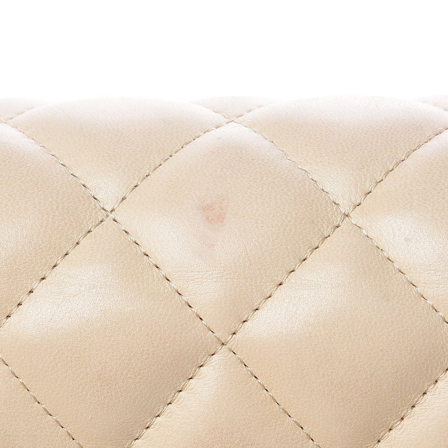 Chanel Lambskin Quilted Jumbo Double Flap Light Beige 8 of 21