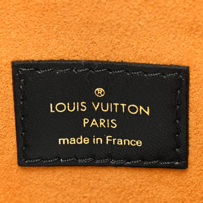 Louis Vuitton Lambskin Embossed Monogram Coussin MM Black 8 of 9