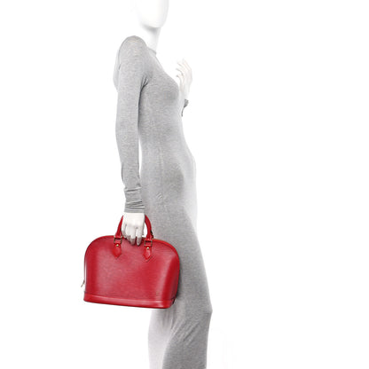 Louis Vuitton Epi Alma PM Castillan Red 2 of 10