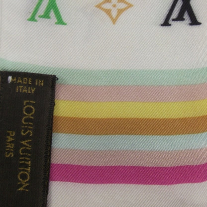 Louis Vuitton Silk Monogram Multicolor Bandeau White 3 of 6