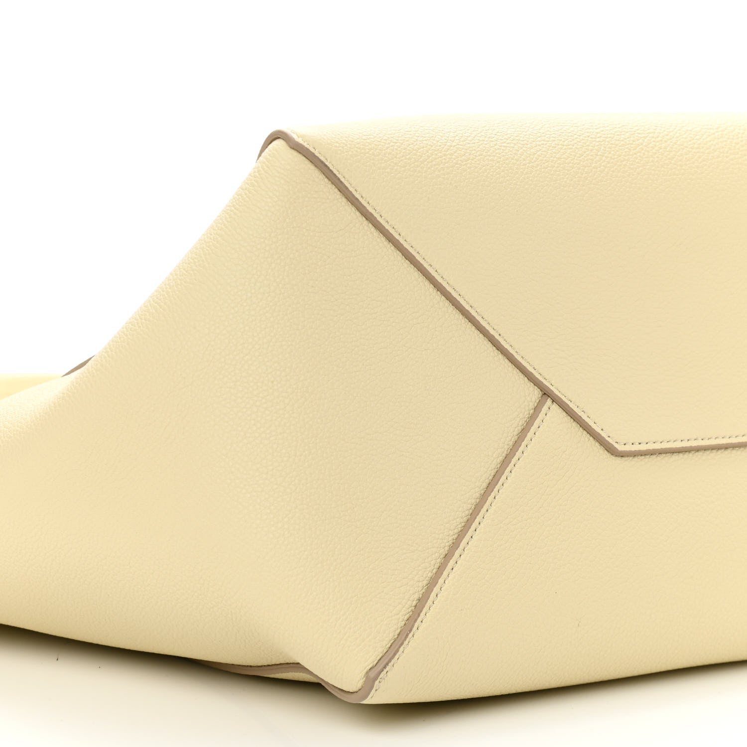 Celine Soft Grained Calfskin Small Belt Cabas Phantom Chalk 8 of 9