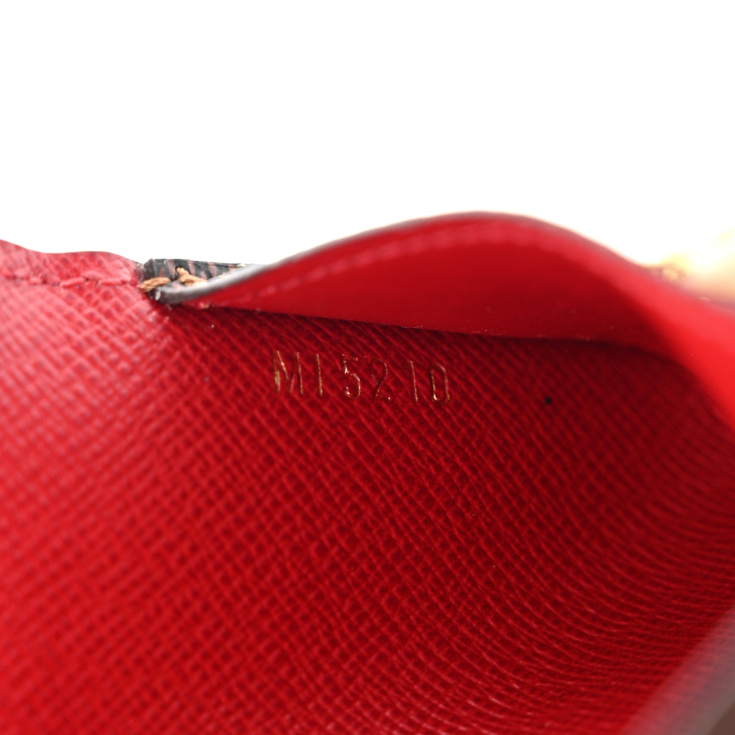 Louis Vuitton Damier Ebene Recto Verso Card Holder Red 8 of 10