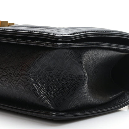 Chanel Caviar Quilted Medium Boy Flap Black 9 of 10