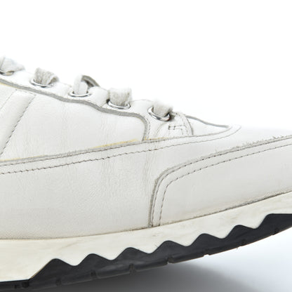 Hermes Calfskin Womens Trail Sneakers 39.5 White 12 of 27
