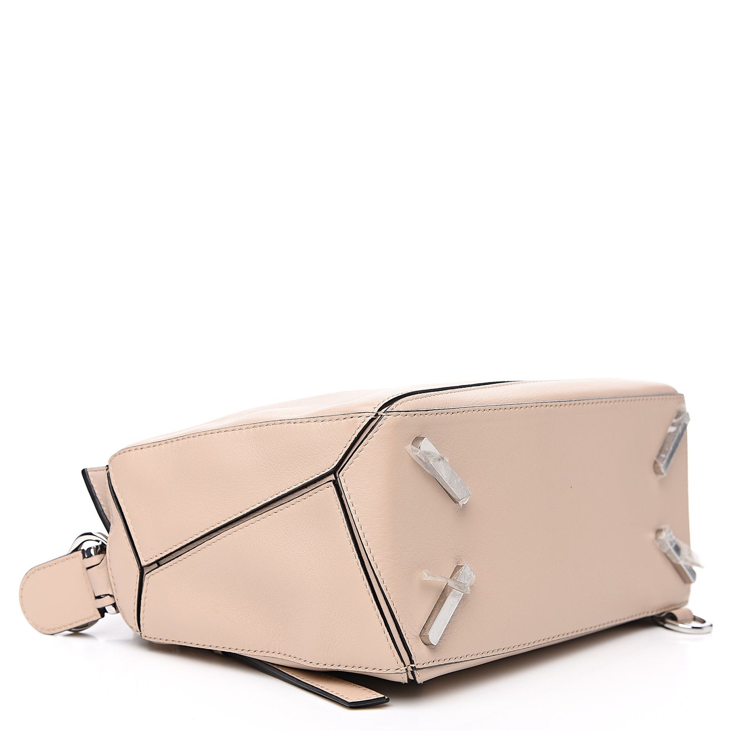 Calfskin Small Puzzle Bag Light Oat