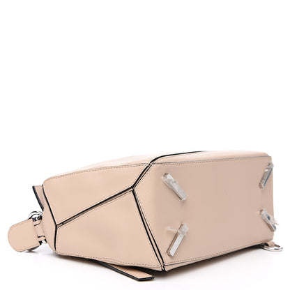 Loewe Calfskin Small Puzzle Bag Light Oat 3 of 12