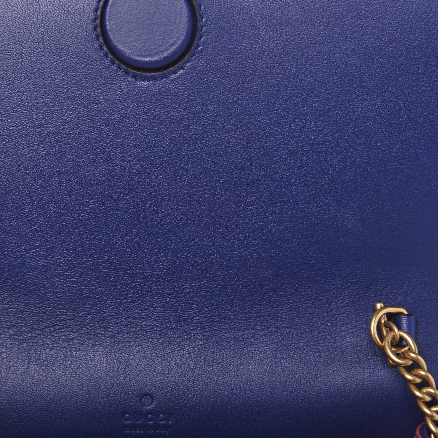 Velvet Matelasse GG Marmont Mini Bag Cobalt Blue