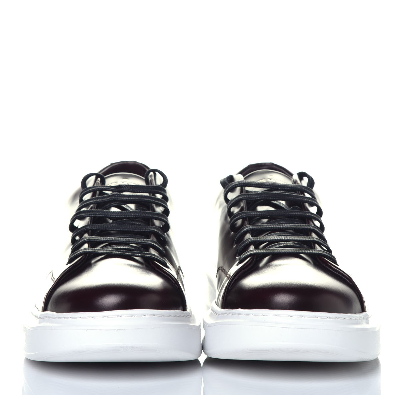 Louis Vuitton Glazed Calfskin Beverly Hills Sneakers 8 Bordeaux 2 of 8
