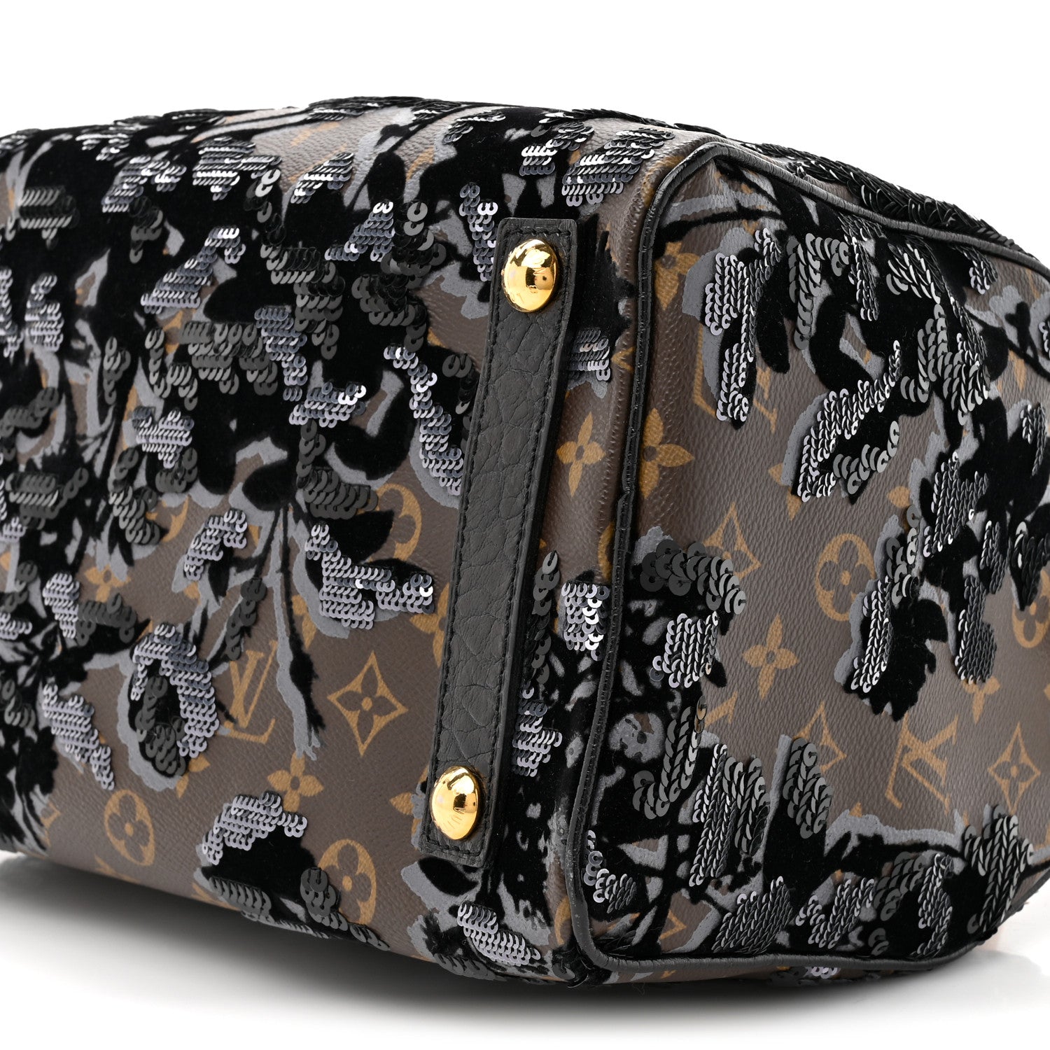 Louis Vuitton Monogram Fleur De Jais Sequins Speedy 30 8 of 11