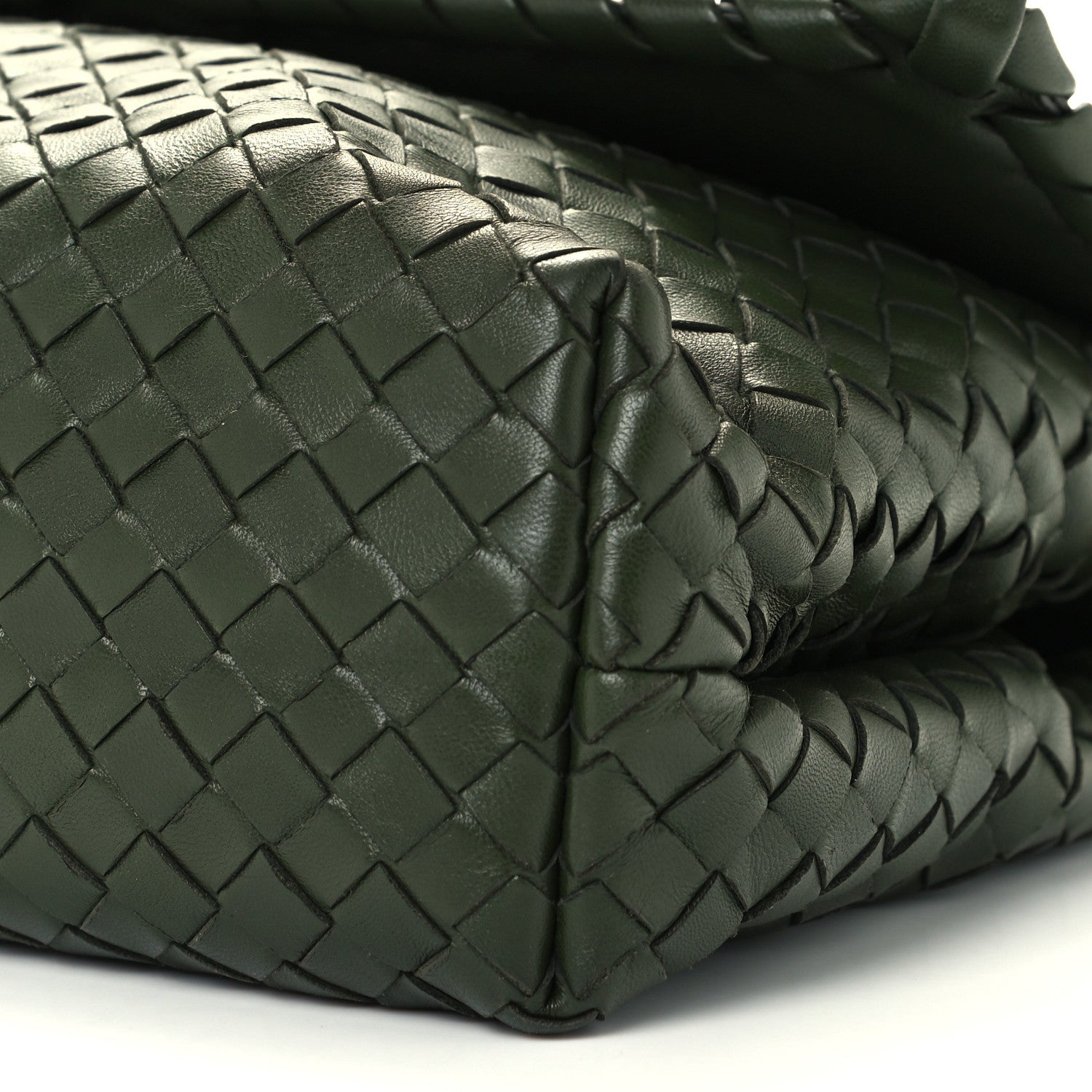 Bottega Veneta Nappa Intrecciato Baby Olimpia Shoulder Bag Moss 10 of 10