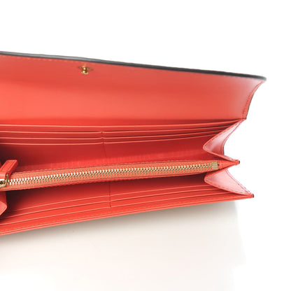 MCM Visetos Grained Calfskin Large Two Fold Wallet Ruby Red 5 of 10
