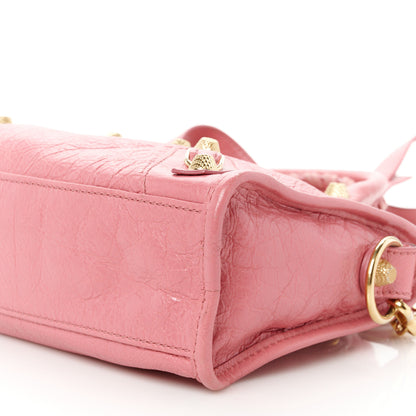 Balenciaga Agneau Giant 12 Gold Hardware Mini City Rose Hortensia 11 of 11
