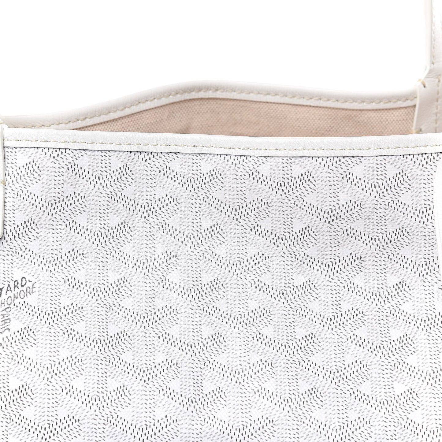 Goyardine Saint Louis GM White