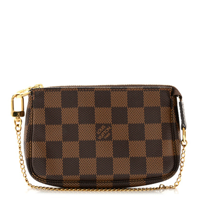 Louis Vuitton Damier Ebene Mini Pochette Accessories 1 of 7