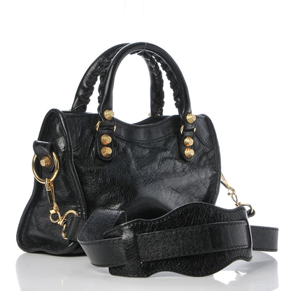 Balenciaga Agneau Giant 12 Gold Hardware Mini City Black 4 of 8