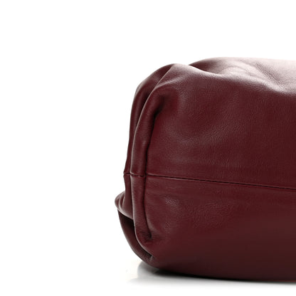 Bottega Veneta Smooth Butter Calf The Pouch Oversized Clutch Bordeaux 9 of 10