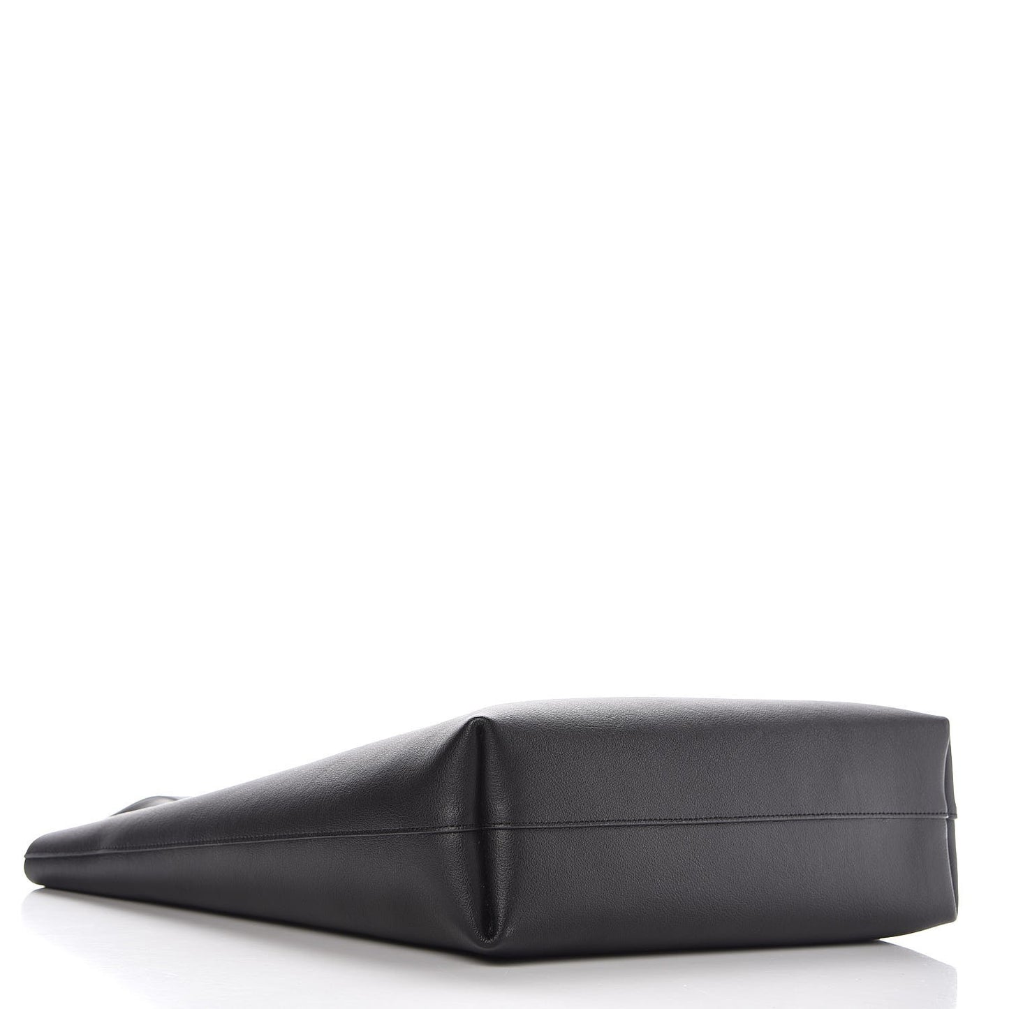 Calfskin Medium Shopping Tote Black