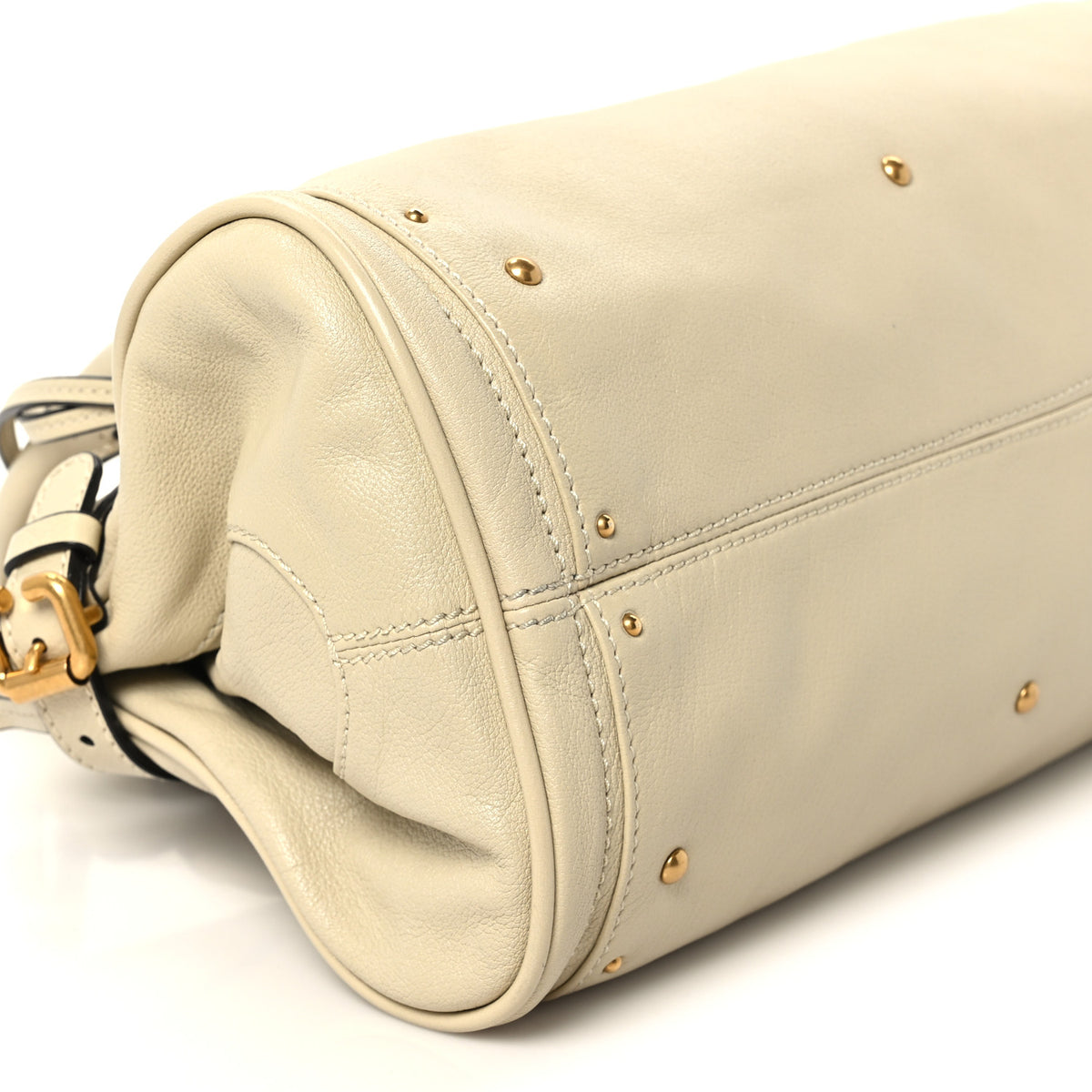 Calfskin Medium Paddington Cloudy Cream