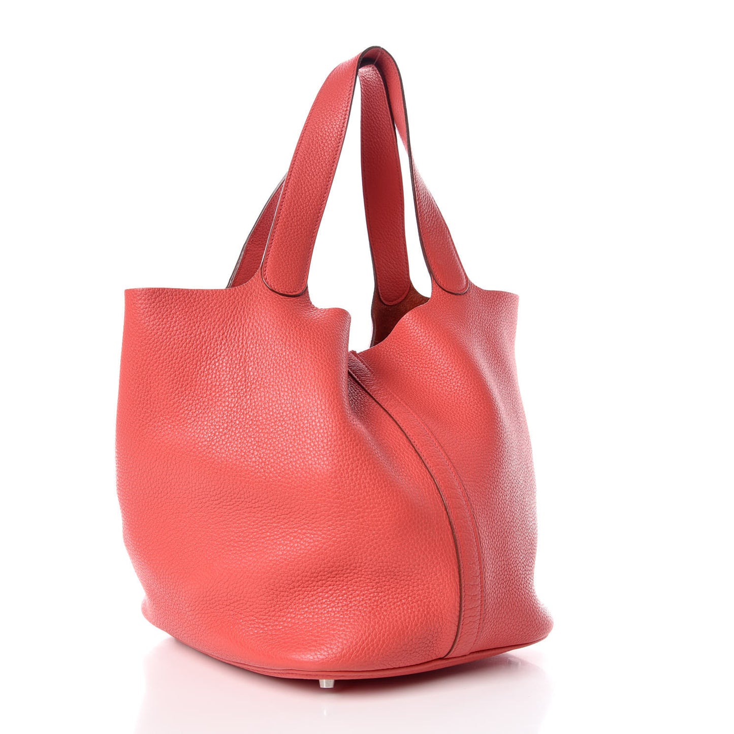 Taurillon Clemence Picotin Lock 26 GM Bougainvillea