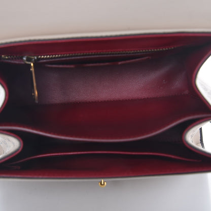 Dolce & Gabbana Calfskin Graffiti Printed Welcome Satchel White Black 5 of 6