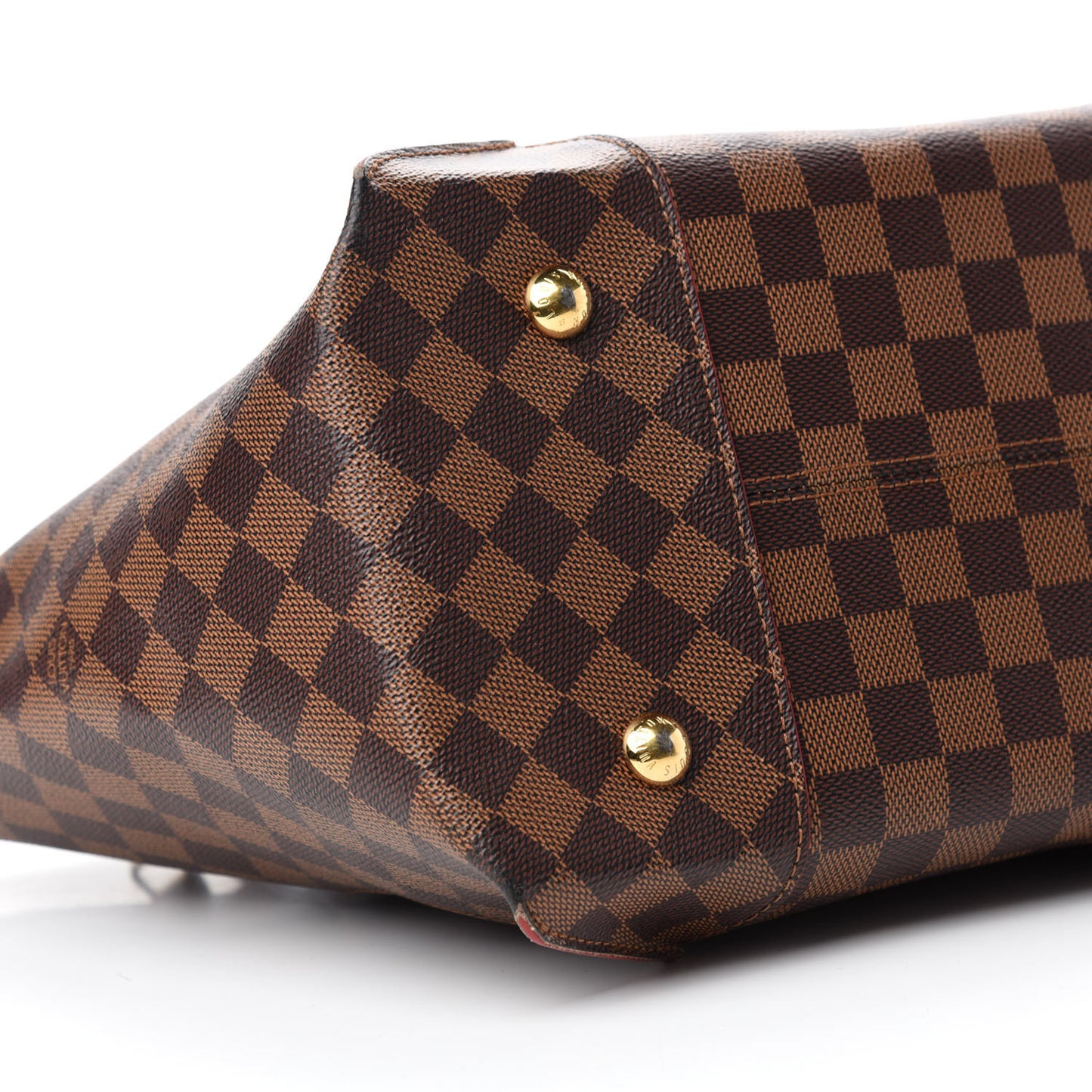 Damier Ebene Caissa Tote MM Cherry