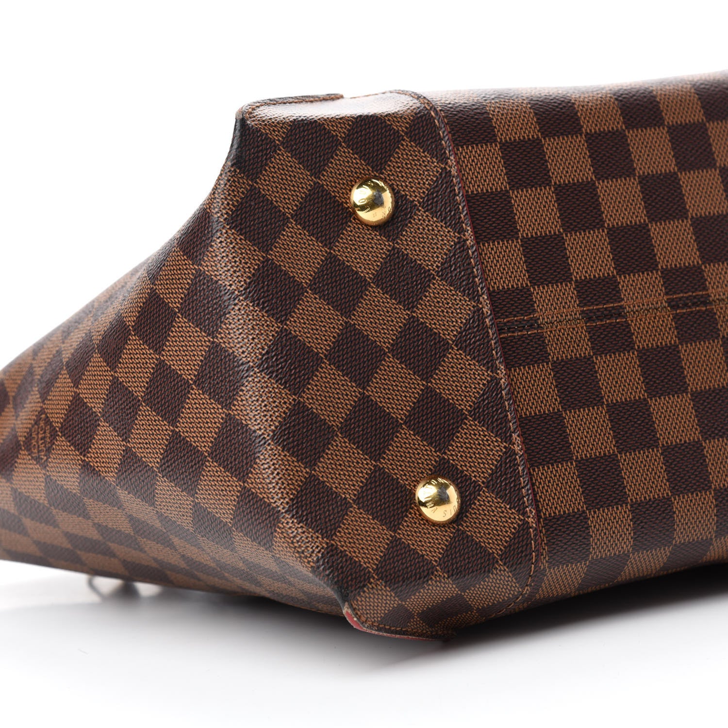 Louis Vuitton Damier Ebene Caissa Tote MM Cherry 6 of 10