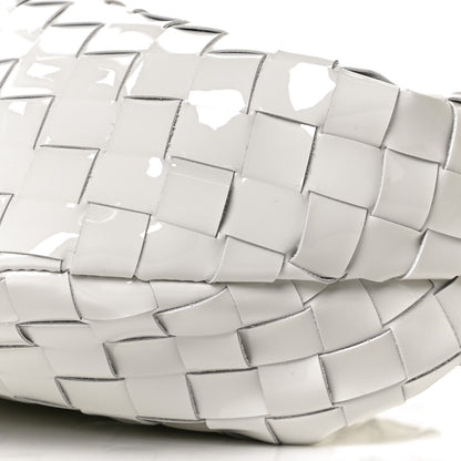 Bottega Veneta Patent Nappa Intrecciato Mini Jodie White 9 of 9