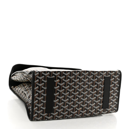 Goyard Goyardine Saint Leger Soft Briefcase Backpack Black 3 of 8