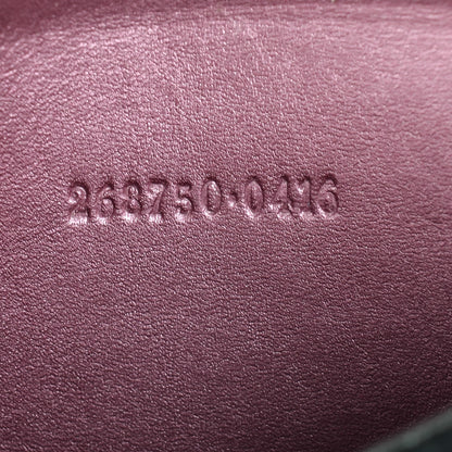Gucci Guccissima Heart Detail Zip Around Card Case Pink 7 of 11