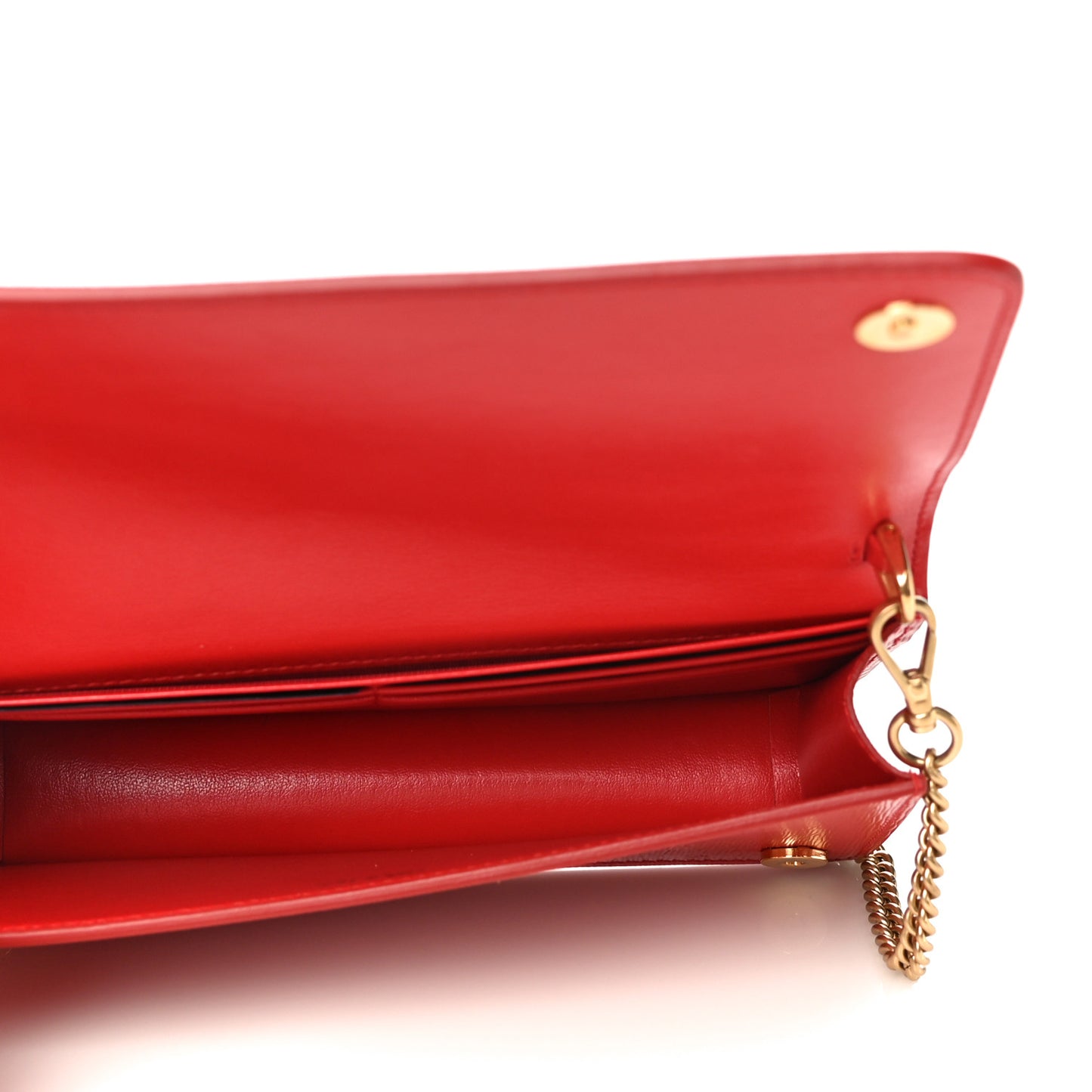 Vitello Move Triangle Logo Mini Crossbody Bag Lacca