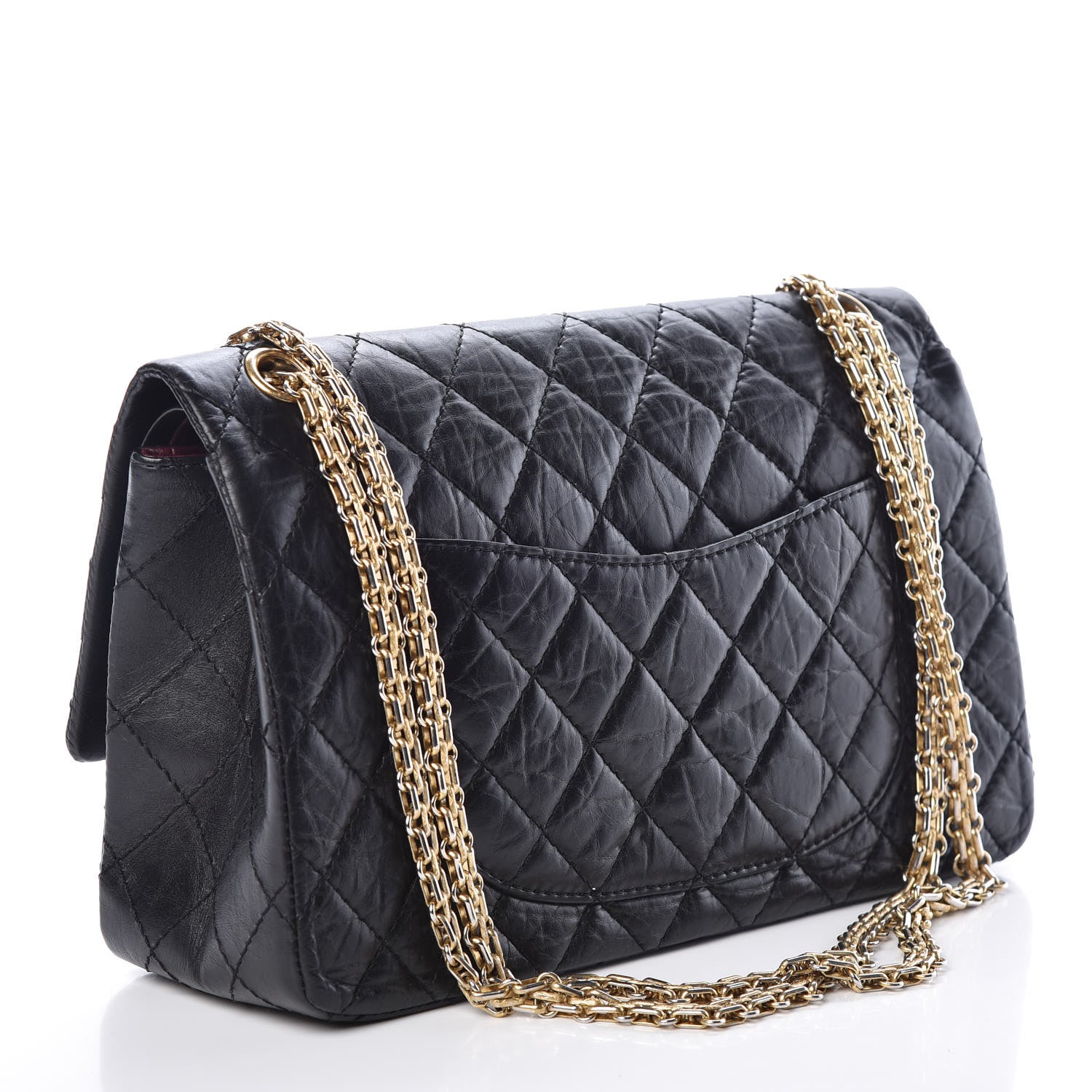 Chanel Aged Calfskin Quilted 2.55 Reissue 226 Flap Black 3 of 10