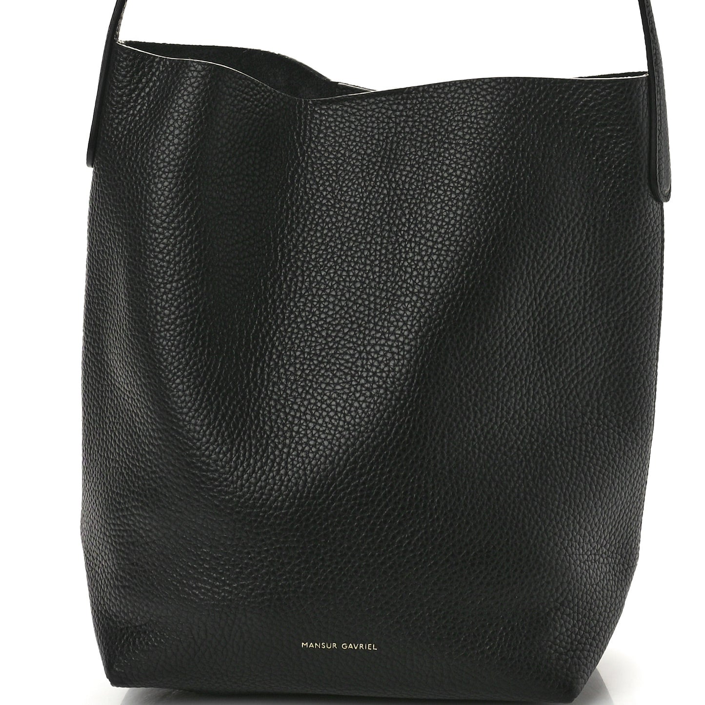 Pebbled Calfskin Everyday Cabas Black
