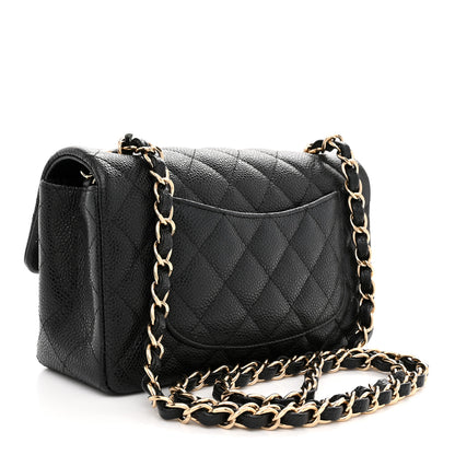 Chanel Caviar Quilted Mini Rectangular Flap Black 3 of 10