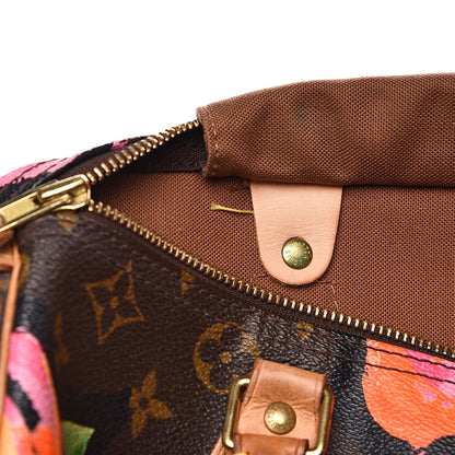 Louis Vuitton Monogram Roses Speedy 30 16 of 19