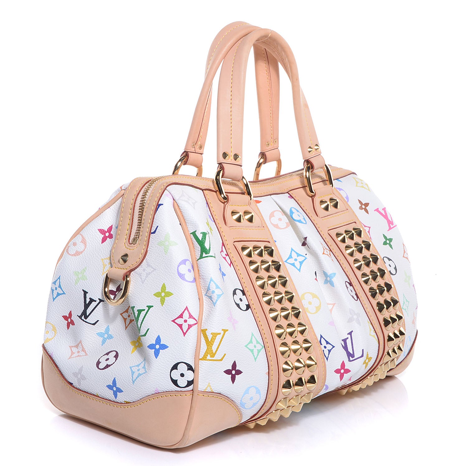 Louis Vuitton Monogram Multicolor Courtney MM White 3 of 7