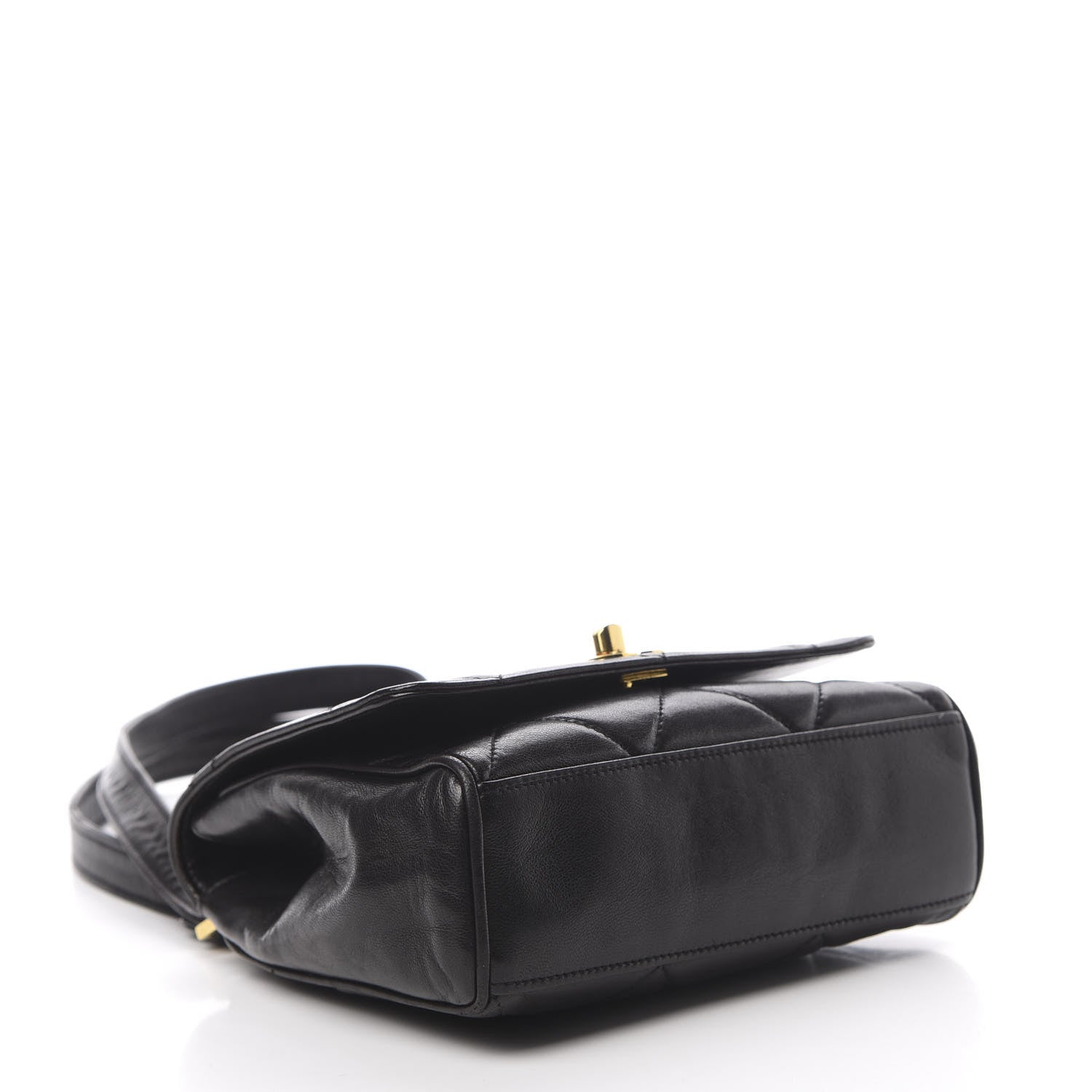 Chanel Lambskin Quilted CC Shoulder Bag Black 3 of 9