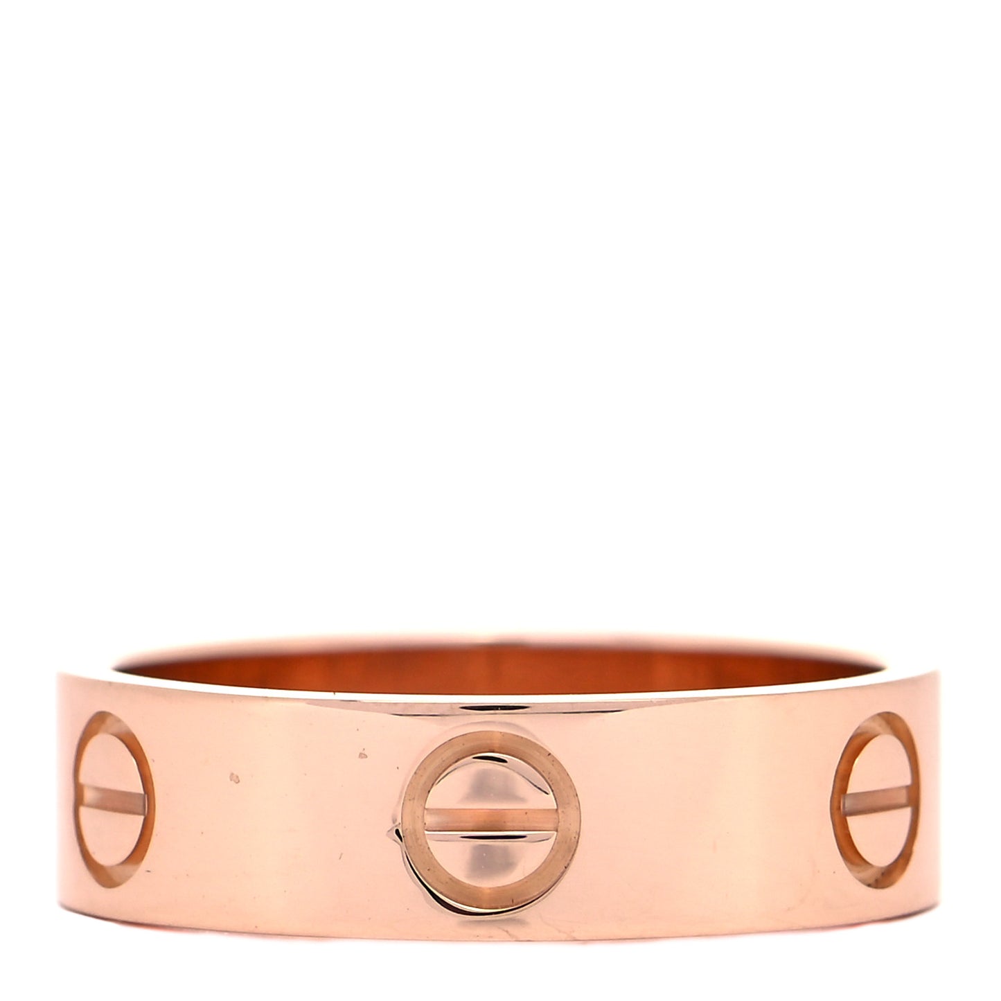 18K Pink Gold 5.5mm LOVE Ring 55 7.25