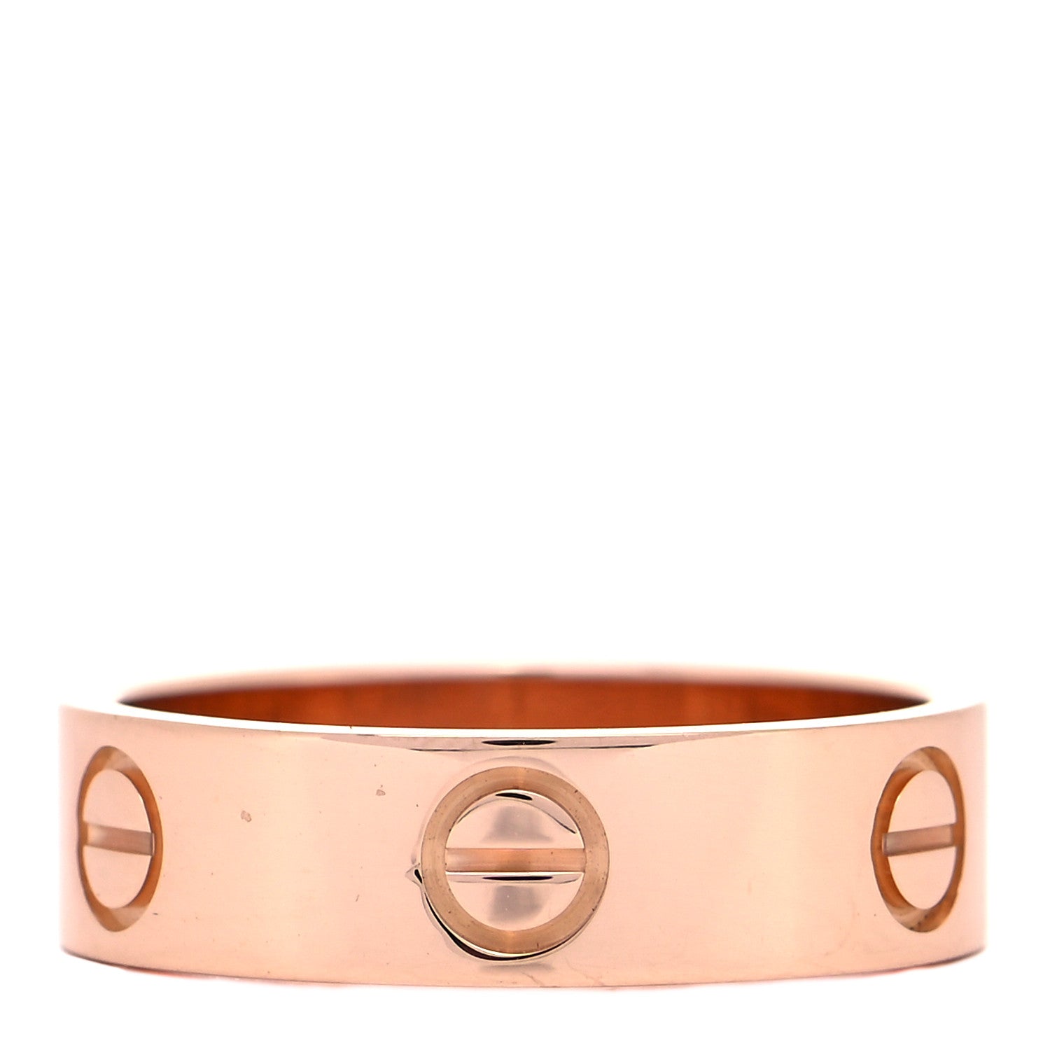 Cartier 18K Pink Gold 5.5mm LOVE Ring 55 7.25 1 of 5