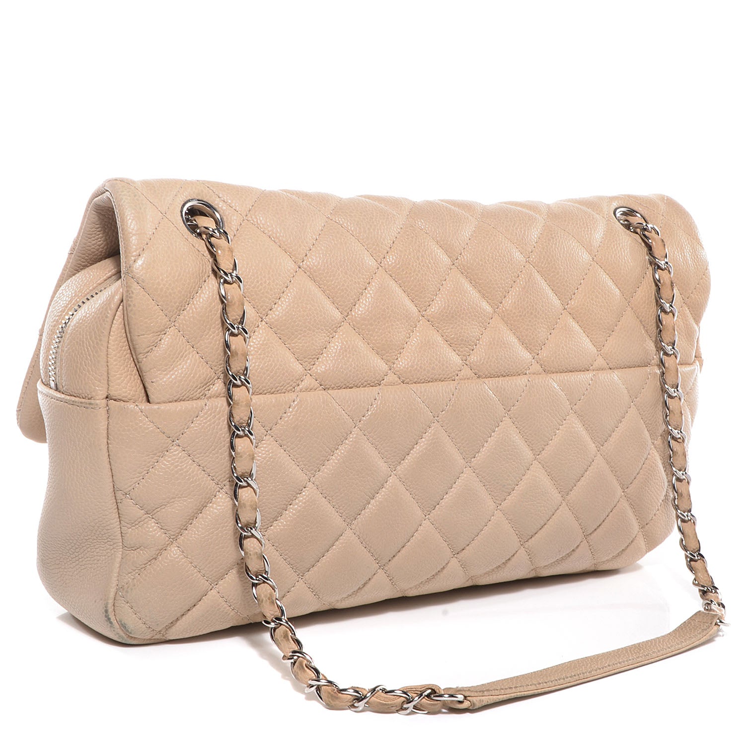 Chanel Easy Caviar Jumbo Flap Beige 3 of 8