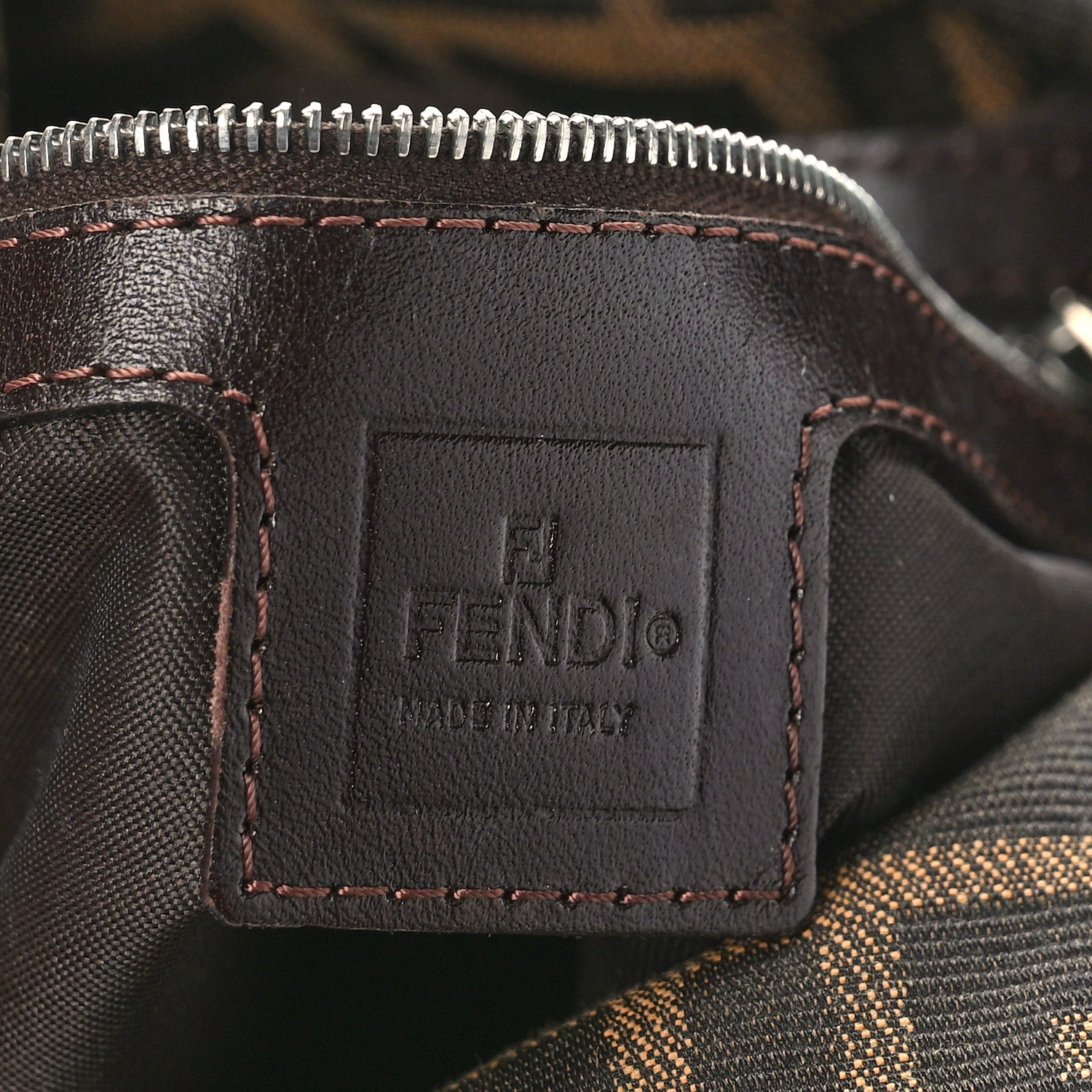 Fendi Zucca Baguette Brown 6 of 8