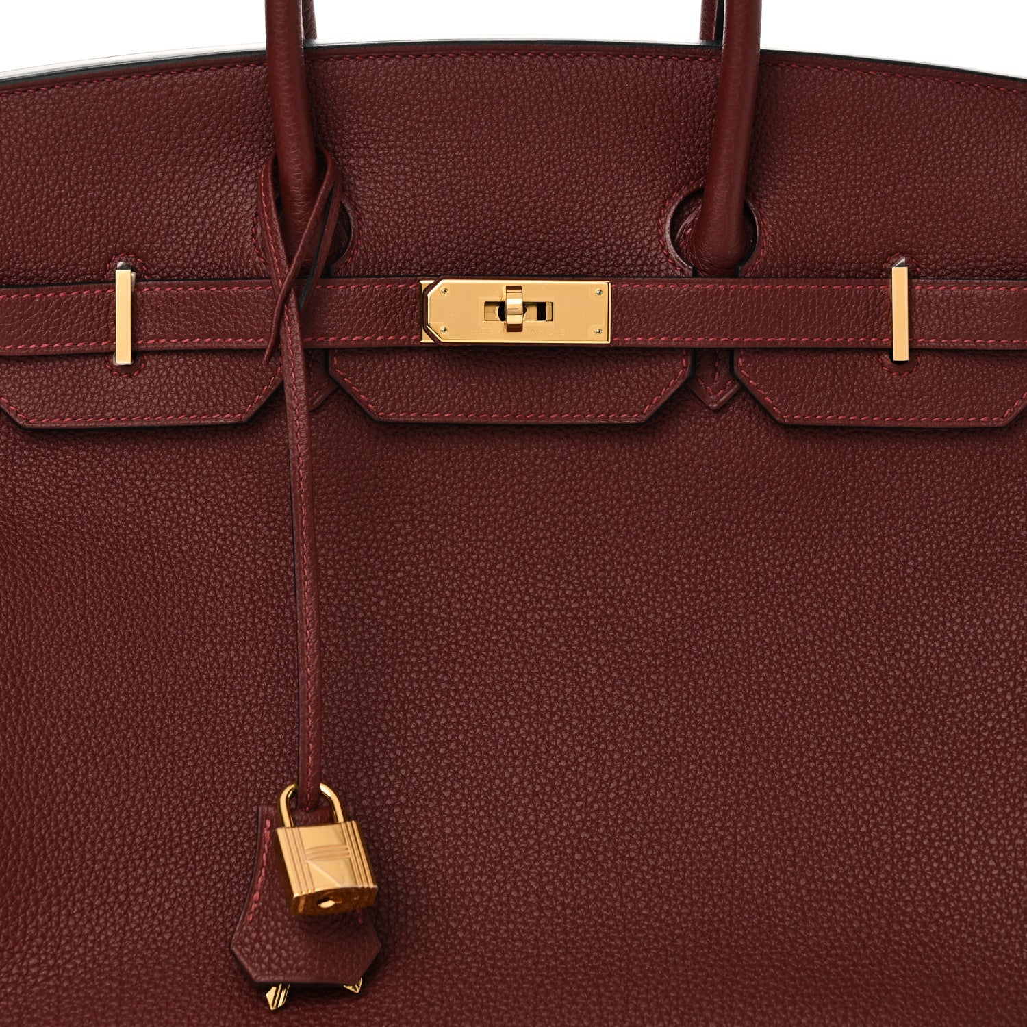 Hermes Togo Birkin 35 Rouge H 8 of 11