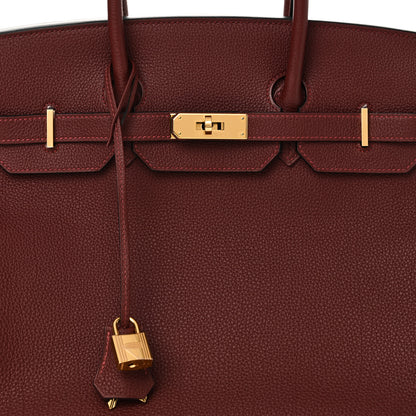 Hermes Togo Birkin 35 Rouge H 8 of 11