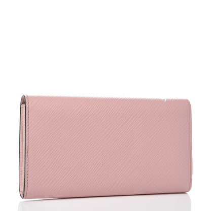 Louis Vuitton Epi Blooming Flowers Twist Wallet Rose Ballerine 3 of 8