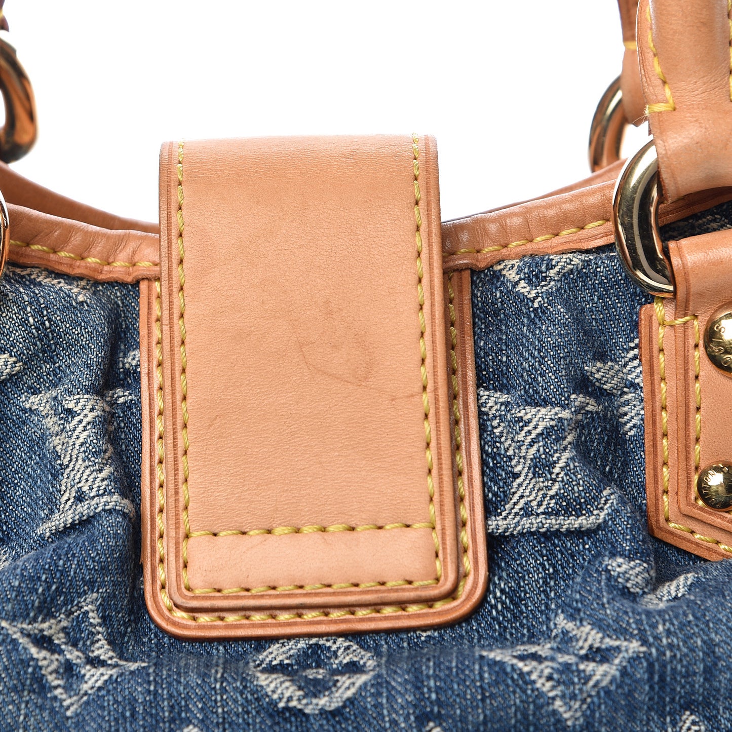 Monogram Denim Pleaty Blue